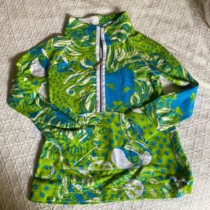 Lilly Pulitzer Skipper Popover Top Sweatshirt small